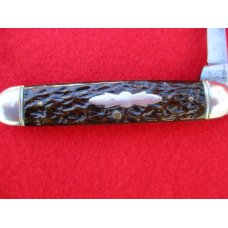 VINTAGE JOHN PRIMBLE BELKNAP HDW. NICE PRETTY BONE SCALES CIGAR PATTERN 2 BLADE VINTAGE JOHN PRIMBLE BELKNAP HDW. NICE PRETTY BONE SCALES CIGAR PATTERN 2 BLADE