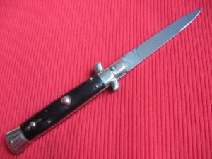 Vintage 1960's Italian Button Open / Close Stiletto Switchblade