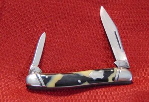 VINTAGE WESTERN STATES BOULDER COLD. ARCH STAMPINGS SERPENTINE JACK KNIFE 1911-1951