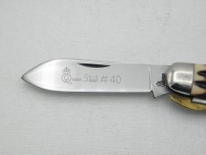 Queen Cutlery #40 Heavy Electrician Jack in Imitation Winterbottom Bone, 1973 - 1975, Queen Cutlery #40 Heavy Electrician Jack in Imitation Winterbottom Bone, 1973 - 1975,