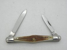 Queen Cutlery Co. #38 Swell Center Gentleman’s Pen in Winterbottom Bone: Rare knife, Queen Cutlery Co. #38 Swell Center Gentleman’s Pen in Winterbottom Bone: Rare knife,