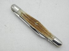 Queen Cutlery Co. #38 Swell Center Gentleman’s Pen in Winterbottom Bone: Rare knife, Queen Cutlery Co. #38 Swell Center Gentleman’s Pen in Winterbottom Bone: Rare knife,