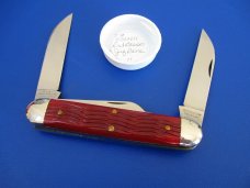 GEC Tidioute 530411 Red Glass Jig Bone Cuban 1 of 25 Non-Serialized COI Mint in Tube GEC Tidioute 530411 Red Glass Jig Bone Cuban 1 of 25 Non-Serialized COI Mint in Tube