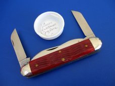 GEC Tidioute 530411 Red Glass Jig Bone Cuban 1 of 25 Non-Serialized COI Mint in Tube GEC Tidioute 530411 Red Glass Jig Bone Cuban 1 of 25 Non-Serialized COI Mint in Tube