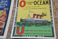 11 A.A. Jordan Cutlery Co. St. Louis MO Advertising Stamps Multi Colored Date To 1900 Or Earlier 