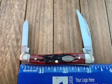 Case Copperhead Crimson Peach Seed Jigged Bone 2012 Junior Member Annual Club Knife Case Copperhead Crimson Peach Seed Jigged Bone 2012 Junior Member Annual Club Knife