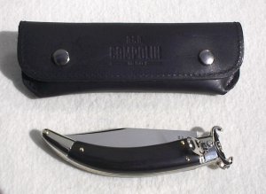 NEW A.G.A. CAMPOLIN AFRICAN EBONY WOOD LEVER LOCK SHELL PULLER NICKEL SILVER BOLSTERS ONLY 300 MADE