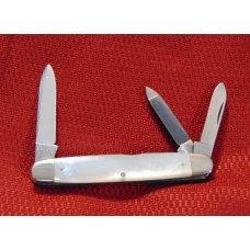 VINTAGE STA-SHARP STAINLESS CUTLERY NEW YORK GENUINE PEARL WHITTLER KNIFE 1927-1940 VINTAGE STA-SHARP STAINLESS CUTLERY NEW YORK GENUINE PEARL WHITTLER KNIFE 1927-1940