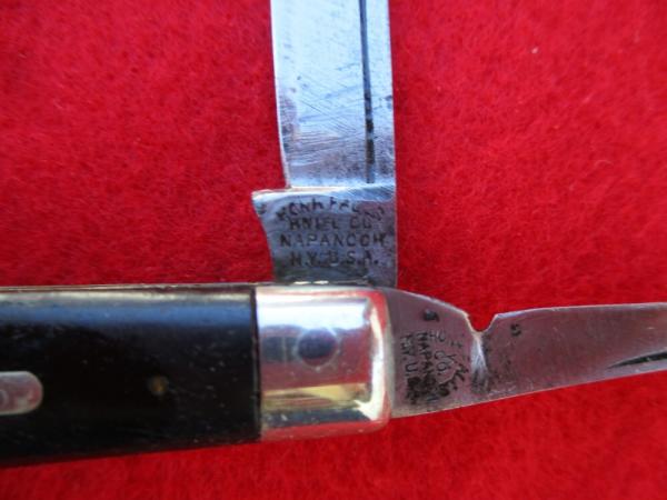 VINTAGE HONK FALLS KNIFE CO. NAPANOCH N.Y. U.S.A SWELLEND 2 BLADE JACK KNIFE 1921-1929 VINTAGE HONK FALLS KNIFE CO. NAPANOCH N.Y. U.S.A SWELLEND 2 BLADE JACK KNIFE 1921-1929