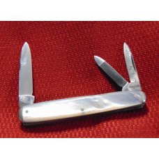 VINTAGE HARVARD ( GEORGE WORTHINGTON CO., CLEVELAND OHIO ) GENUINE PEARL WHITTLER KNIFE 1920-1940 VINTAGE HARVARD ( GEORGE WORTHINGTON CO., CLEVELAND OHIO ) GENUINE PEARL WHITTLER KNIFE 1920-1940
