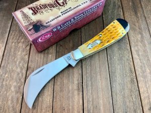 Case Hawkbill Goldenrod Jigged Bone 2013