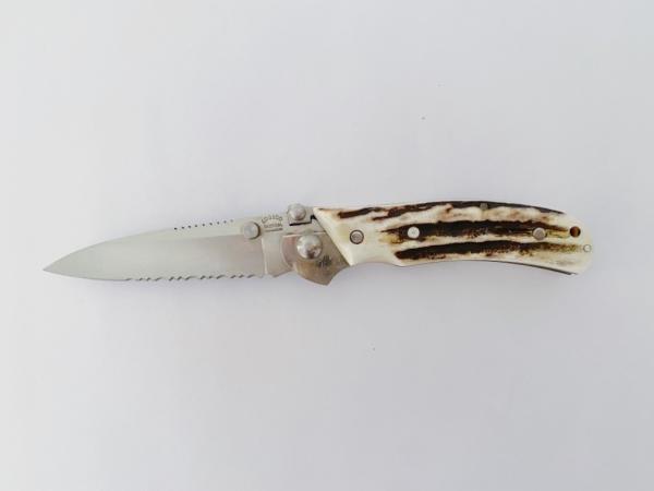 Edgeco one hand tactical stag combo edge Edgeco one hand tactical stag combo edge