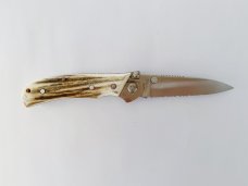 Edgeco one hand tactical stag combo edge Edgeco one hand tactical stag combo edge