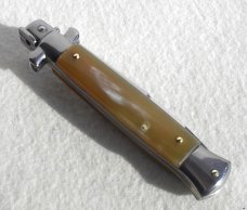 NEW FRANK BELTRAME 9" GENUINE FRENCH BOVINE HORN ITALIAN STILETTO