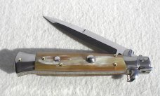 NEW FRANK BELTRAME 9" GENUINE FRENCH BOVINE HORN ITALIAN STILETTO