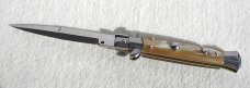 NEW FRANK BELTRAME 9" GENUINE FRENCH BOVINE HORN ITALIAN STILETTO