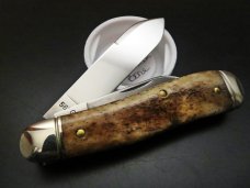 Great Eastern Cutlery Northfield UN-X-LD #56 Dog Leg Jack 2-Blade Smooth Appaloosa Bone GEC 562218 Great Eastern Cutlery Northfield UN-X-LD #56 Dog Leg Jack 2-Blade Smooth Appaloosa Bone GEC 562218