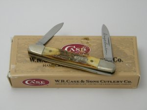 Case XX USA 1997 Stag 05263 Eisenhower Knife in Box
