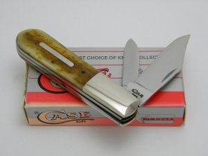 Case XX USA Bone 62009 1/2 Barlow Knife in Box