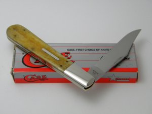 Case XX USA 6143 1995 Butternut Bone Daddy Barlow Knife in Box