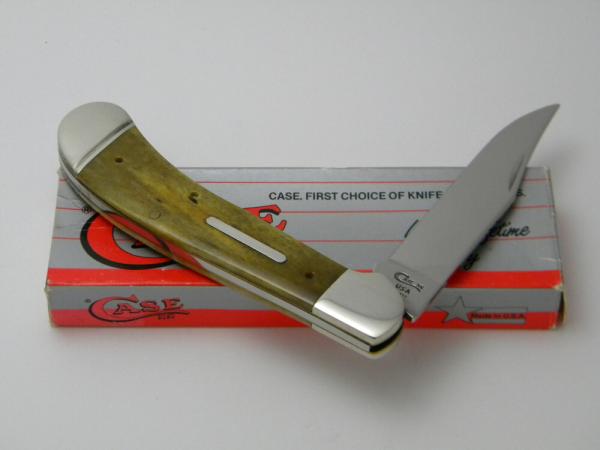 Case XX USA 61100 1995 Butternut Bone Saddlehorn Knife in Box Case XX USA 61100 1995 Butternut Bone Saddlehorn Knife in Box