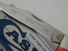 Case XX USA R6199 1/2 Red Bone Centennial 1889-1989 Jack Knife in Box