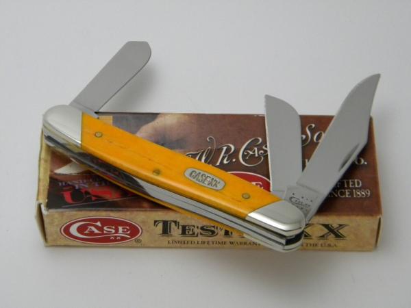 Case XX USA 6347 2011 Persimmon Bone Stockman Knife in Box Case XX USA 6347 2011 Persimmon Bone Stockman Knife in Box