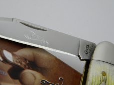 Case XX USA 63046WH 2009 Burnt Oatmeal Bone Humpback Whittler Knife in Box Case XX USA 63046WH 2009 Burnt Oatmeal Bone Humpback Whittler Knife in Box