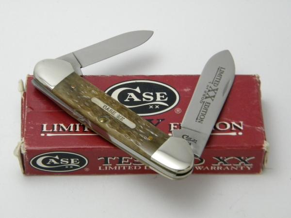 Case XX USA 62131  1996 Butternut Bone Limited Edition Canoe Knife in Box