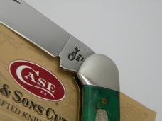 Case XX USA 62131  1997 Green Appaloosa Bone Canoe Knife in Box