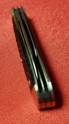 Boker Wiss Jack Knife c.1976 2 Blade Carbon Steel 70313 Brown Jig Handles Minty