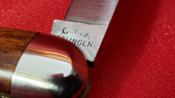 Olbertz ? Solingen Carbon Steel 2 Blade Pocket Knife no cracks or wobble, walks & talks. Nice knife!