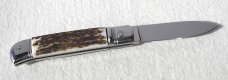 AKC 8" CLASSIC ITALIAN VINTAGE INDIA STAG LEVER LOCK 