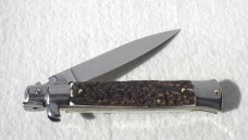  FRANK BELTRAME 9" GENUINE EUROPEAN STAG ITALIAN STILETTO