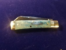 GEC / Great Eastern Cutlery #49 / Northfield 493121 Free - Blue Camel Bone knife