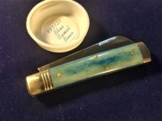 GEC / Great Eastern Cutlery #49 / Northfield 493121 Free - Blue Camel Bone knife