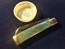 GEC / Great Eastern Cutlery #49 / Northfield 493121 Free - Blue Camel Bone knife