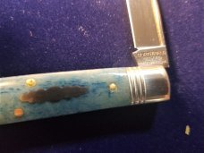 GEC / Great Eastern Cutlery #49 / Northfield 493121 Free - Blue Camel Bone knife