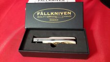 FALLKNIVEN GP STAG Linerlock CoS Drop Point Gentleman's Pocket Knife, BRAND NEW with Box and Pouch