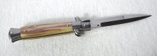 NEW FRANK BELTRAME 9" FRENCH BOVINE HORN BAYONET BLADE ITALIAN STILETTO