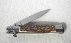 FRANK BELTRAME 9" GENUINE EUROPEAN STAG ITALIAN STILETTO