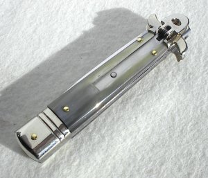 AKC LEVERLETTO 20cm - 8" BRAZILAN HORN WITH NEW MODIFIED BAYONET BLADE   