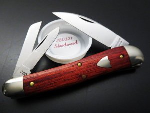 Great Eastern Cutlery #38 English Splitback Whittler Bloodwood GEC 380321
