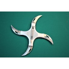 Martial Arts / Ninja Throwing Star - 4 Foldable Blades - Belt Clamp Martial Arts / Ninja Throwing Star - 4 Foldable Blades - Belt Clamp