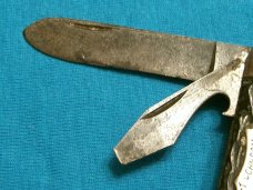VINTAGE ANTIQUE SYRACUSE ENDICOTT JOHNSON SHOES EASY OPEN SWELL END JACK FOLDING POCKET KNIFE KNIVES VINTAGE ANTIQUE SYRACUSE ENDICOTT JOHNSON SHOES EASY OPEN SWELL END JACK FOLDING POCKET KNIFE KNIVES