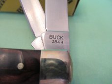 Buck Wood Handle Trapper Pattern # B384-BRW-0