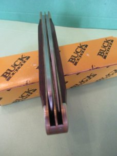 Buck Wood Handle Trapper Pattern # B384-BRW-0