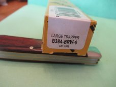 Buck Wood Handle Trapper Pattern # B384-BRW-0