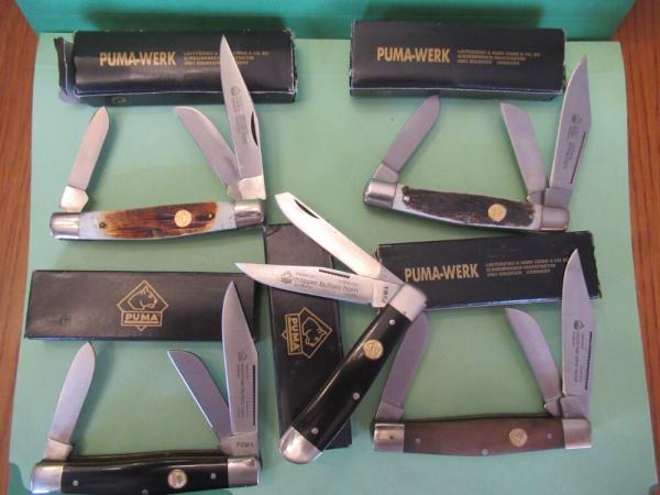 Puma  5 for One Money 4 Stockman's & 1 Trapper