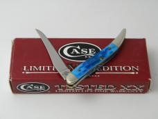 Case XX USA 610096 2002 Caribbean Blue Bone Limited Edition Texas Toothpick Knife in Box Case XX USA 610096 2002 Caribbean Blue Bone Limited Edition Texas Toothpick Knife in Box